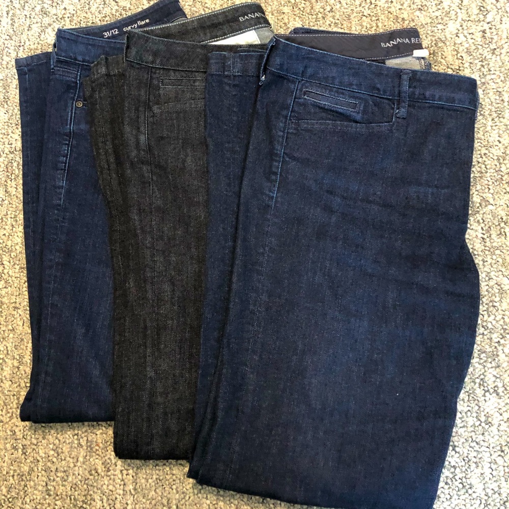 Women jeans Banana Republic Ann Taylor 12/31